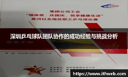 深圳乒乓球队团队协作的成功经验与挑战分析